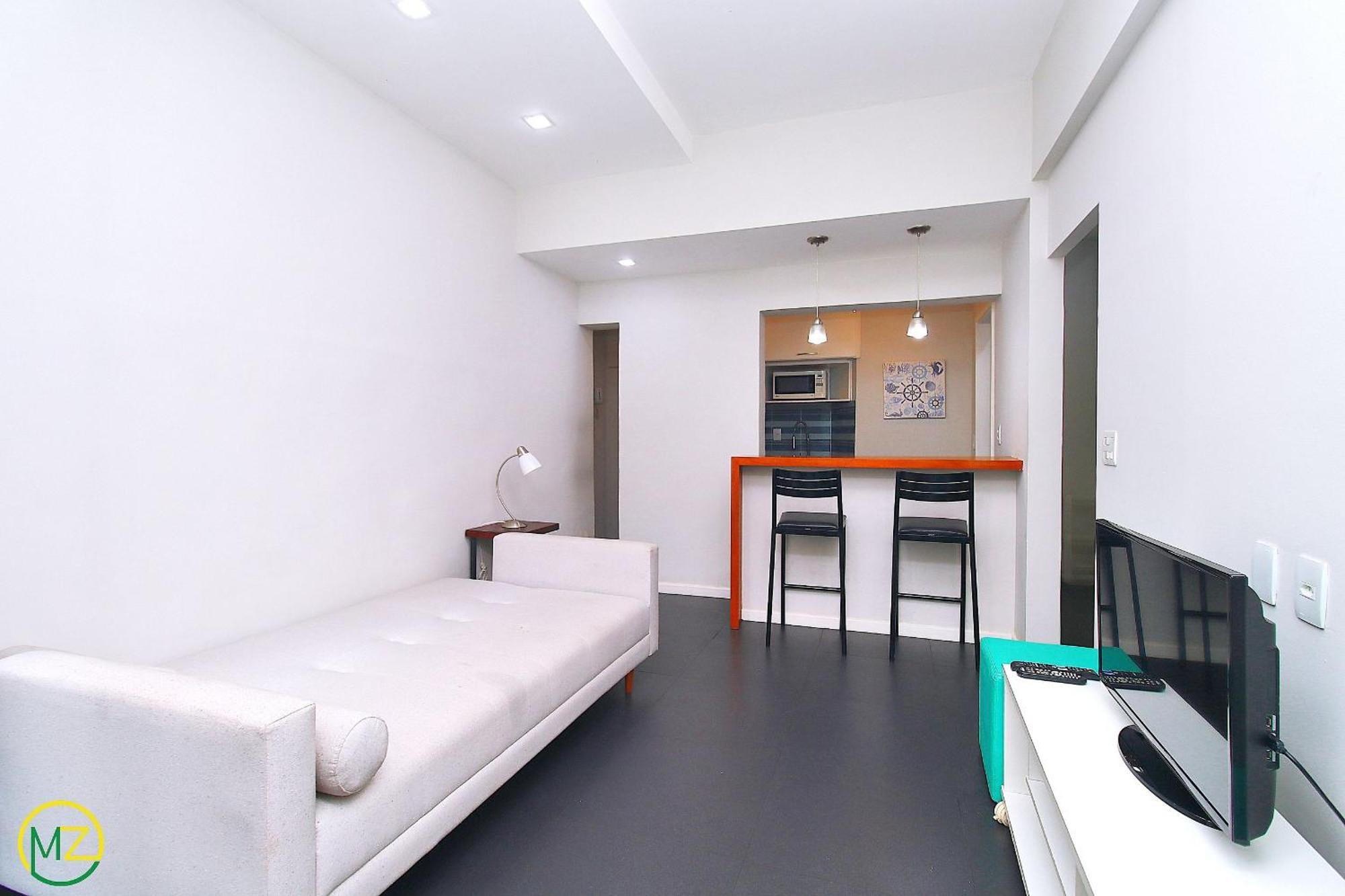 Apartemen Moderno 2 Quartos P/ 6 Pessoas A 50m Da *